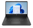 HP 14-dq6002na Intel® N N150 Laptop 35.6 cm (14") HD 4 GB DDR4-SDRAM 128 GB UFS Wi-Fi 6 (802.11ax) Windows 11 Home in S mode Black thumbnail 1