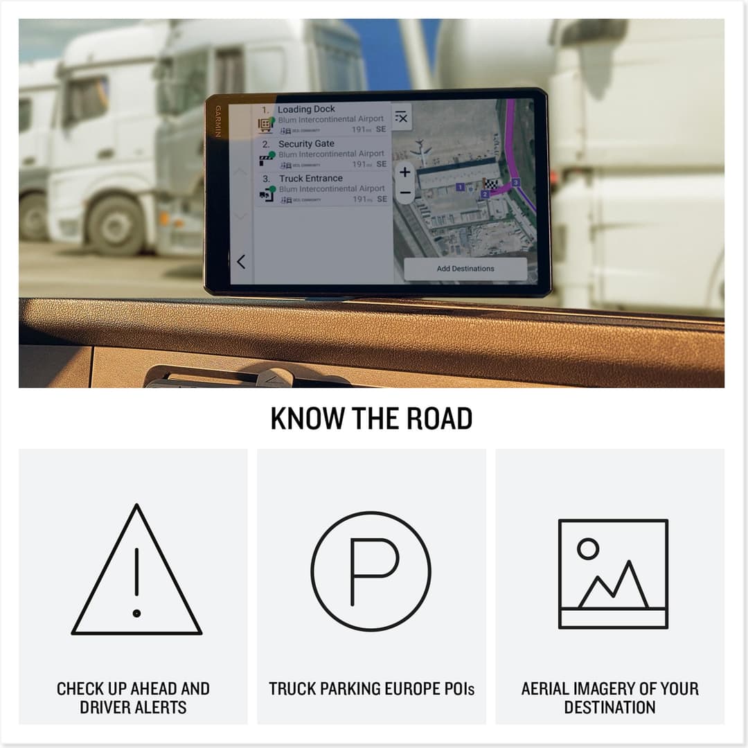 Garmin dēzl LGV720 Truck Sat Nav - Image 4