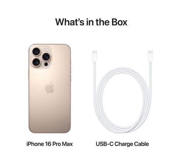 APPLE iPhone 16 Pro Max - 256 GB, Desert Titanium - Image 9