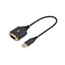 StarTech.com 1ft (30cm) USB to Serial Adapter Cable, COM Retention, Interchangeable Nuts/Screws, USB-A to DB9 RS232, FTDI IC, ESD Protection, Windows/macOS/Linux thumbnail 1