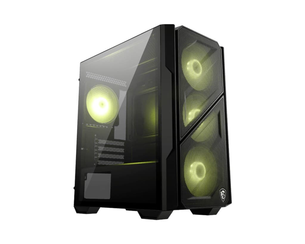 MSI MAG FORGE M110R AIRFLOW ARGB Mini Tower PC Case - Black