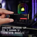 WD_BLACK SN850X 1TB M.2 2280 PCIe Gen4 NVMe SSD - Without Heatsink thumbnail 4