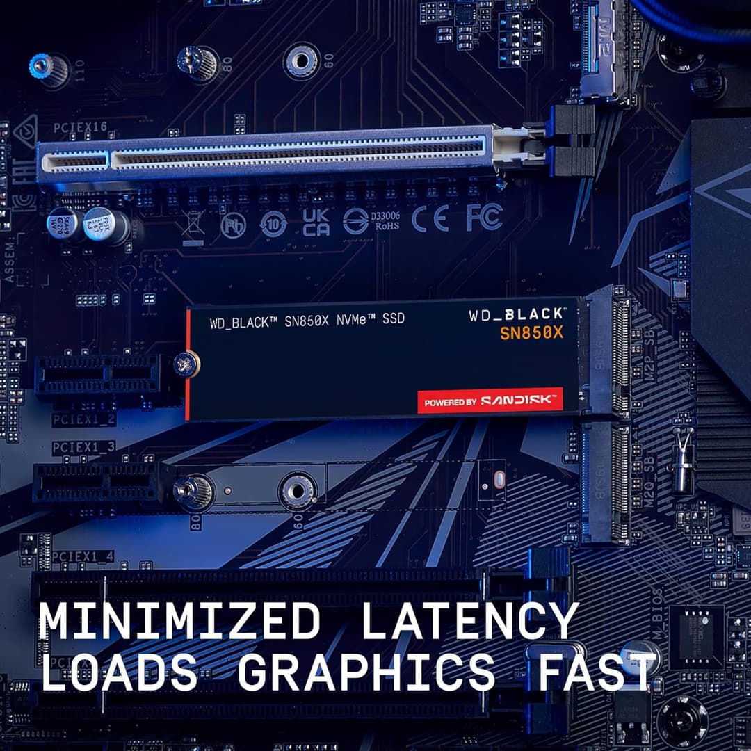 WD_BLACK SN850X 1TB M.2 2280 PCIe Gen4 NVMe SSD - Without Heatsink - Image 5