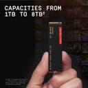 WD_BLACK SN850X 1TB M.2 2280 PCIe Gen4 NVMe SSD - Without Heatsink thumbnail 6