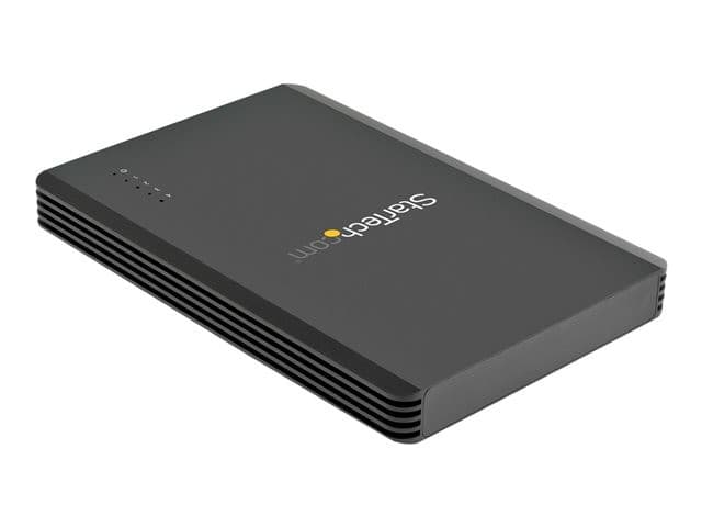 StarTech.com 4 Bay Thunderbolt 3 NVMe Enclosure, For M.2 NVMe Solid State Drives, 1x DisplayPort Video & 2x TB3 Downstream Ports, Up to 40Gbps, 72W Power Supply - 4 Bay M.2 SSD External Hard Drive Enclosure (M2E4BTB3) - storage enclosure - M.2 NVMe Card / - Image 6