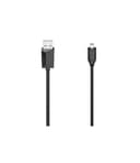 Hama Mini-USB Cable, Mini-B8 connector, USB 2.0, 480 Mbit/s, 1.50 m thumbnail 2