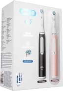 Oral-B iO3 Electric Toothbrush Duo Pack Matt Black & Blush Pink thumbnail 2