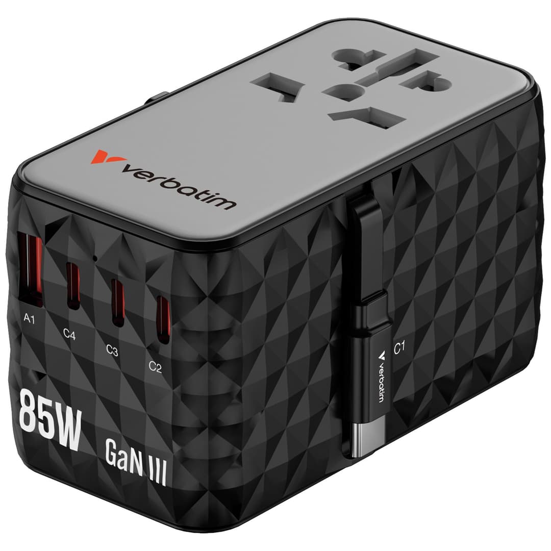 Verbatim Charge 'n' Travel Diamond 85W Retractable Cable CNT-02 - Image 1