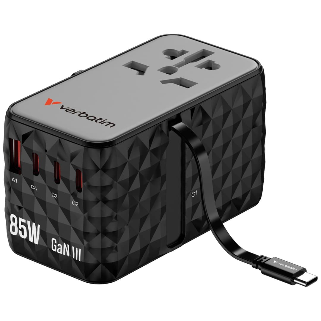 Verbatim Charge 'n' Travel Diamond 85W Retractable Cable CNT-02 - Image 2