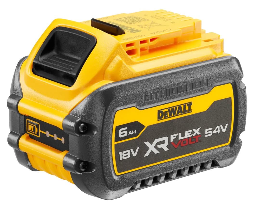 DEWALT DCB546 XR FLEXVOLT 18V/54V 6.0Ah Li-Ion Battery - Yellow & Black - Image 1