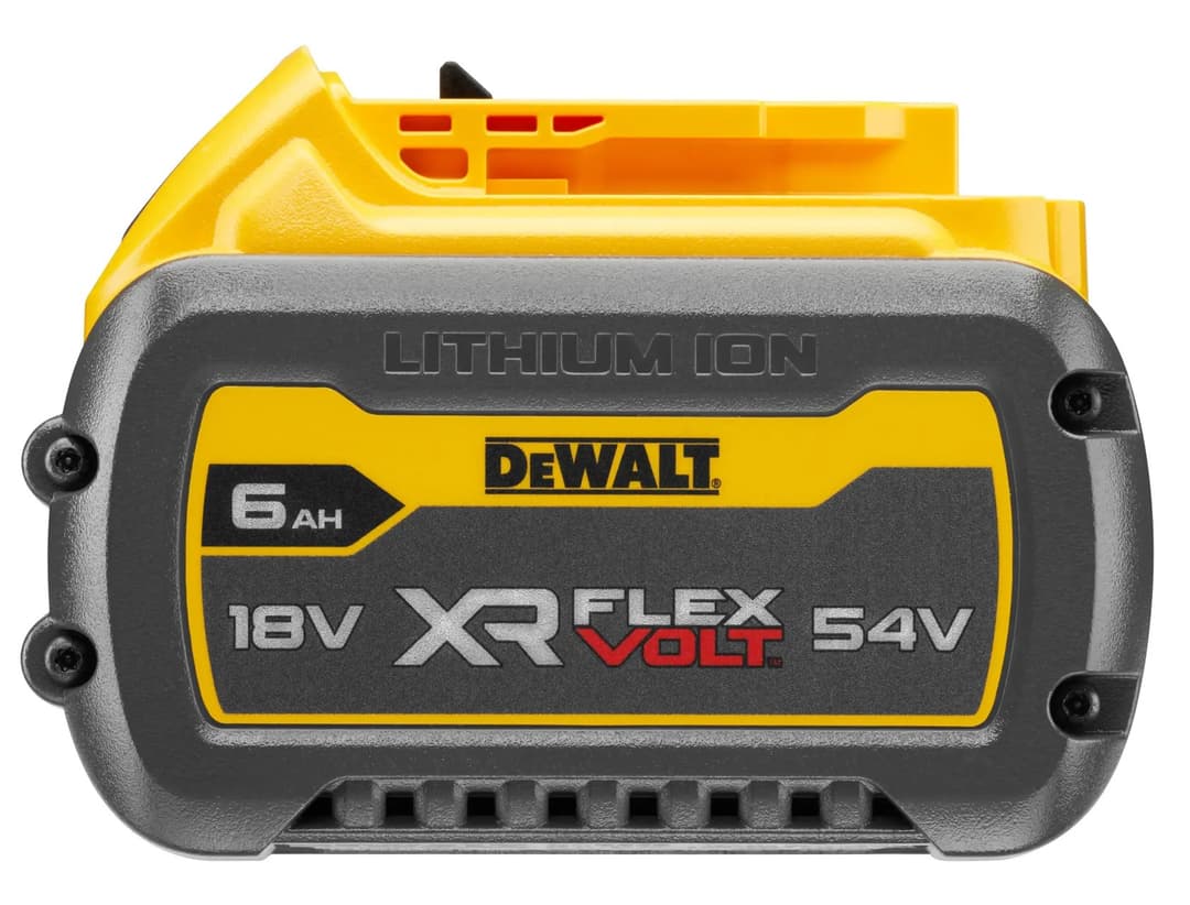 DEWALT DCB546 XR FLEXVOLT 18V/54V 6.0Ah Li-Ion Battery - Yellow & Black - Image 2