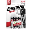 ENERGIZER Max AAA Alkaline Batteries - Pack of 4 thumbnail 1