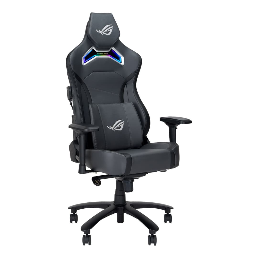 ASUS ROG Chariot X (Wide) Aura RGB Gaming Chair - Grey - Image 2