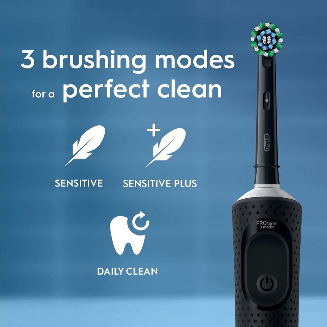 Oral-B Vitality Pro Electric Toothbrush - Black, 2 Brush Heads - Image 5