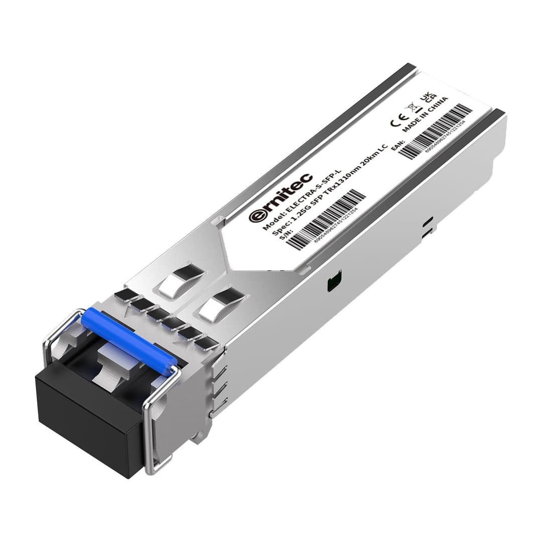 Ernitec ELECTRA-S-SFP-L SFP Transceiver Module, LC Duplex, Single-Mode 1310nm, 10km - Image 1
