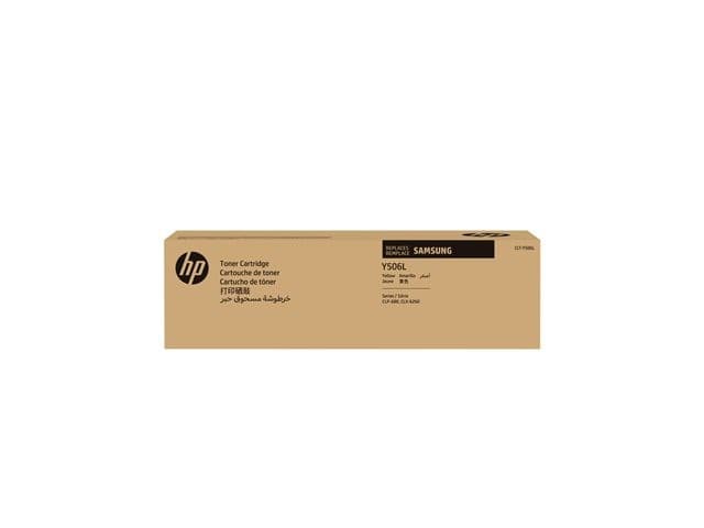 Samsung CLT-Y506L High Yield Original Toner Cartridge (SU515A) - Yellow - Image 2