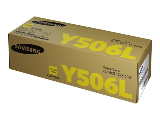Samsung CLT-Y506L High Yield Original Toner Cartridge (SU515A) - Yellow - Image 4