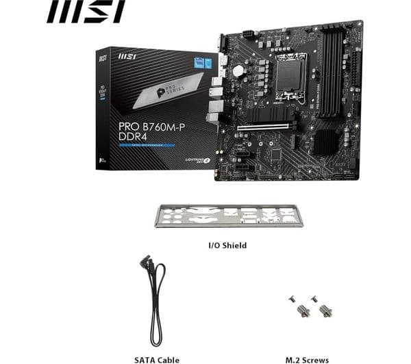 MSI PRO B760M-P Micro-ATX Motherboard Intel 14th 13th 12th Gen LGA 1700 DDR5 - Image 4