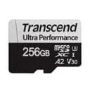 256GB Transcend 340S microSD UHS-I U3 A2 Ultra Performance Memory Card w/Adapter thumbnail 1