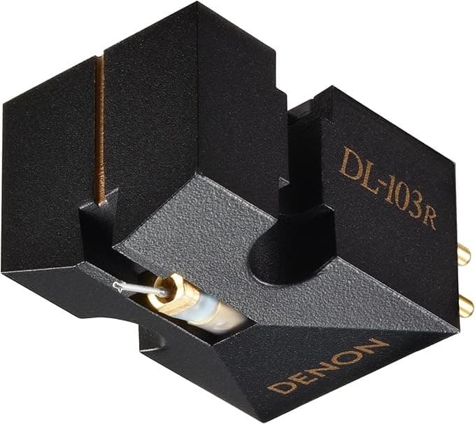 Denon DL-103R Moving Coil Turntable Cartridge with Stylus - Black - Image 1