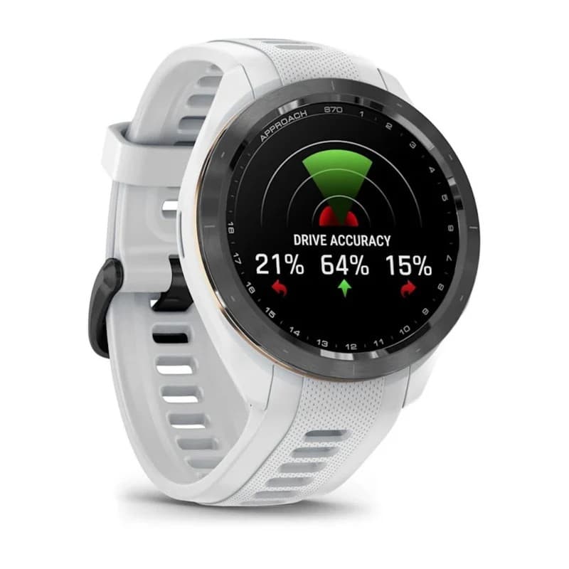Garmin Approach S70 42mm GPS Golf Smartwatch with AMOLED Display - White - Image 2