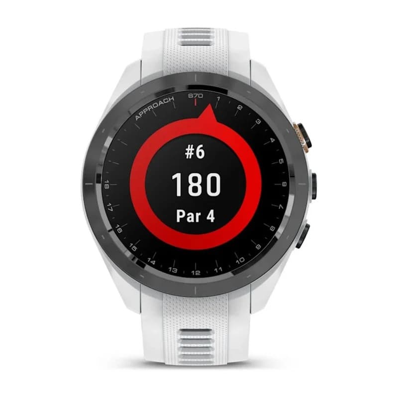 Garmin Approach S70 42mm GPS Golf Smartwatch with AMOLED Display - White - Image 6