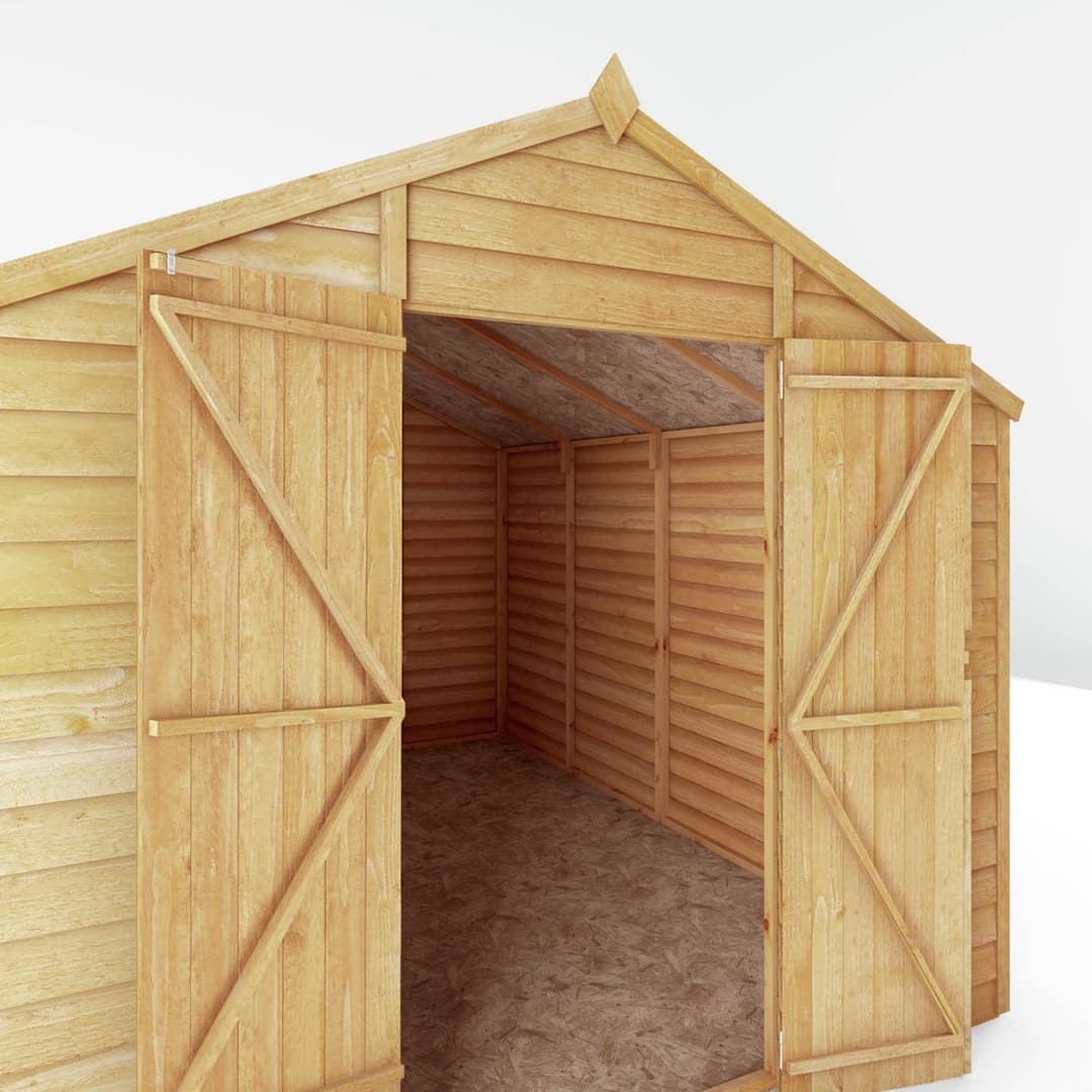 Mercia Wooden Overlap Garden Shed 10 x 8ft - Image 5