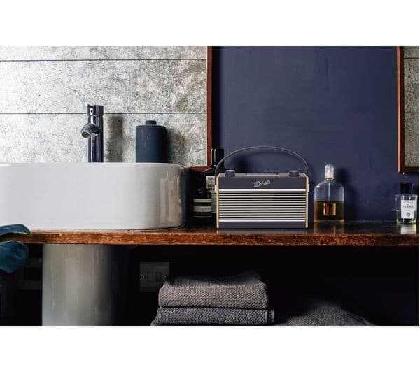 ROBERTS Rambler BT Portable DAB+/FM Retro Bluetooth Radio - Navy Blue - Image 2