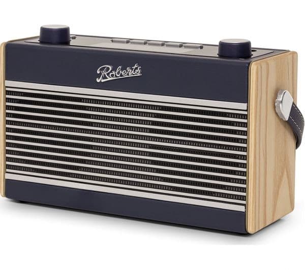 ROBERTS Rambler BT Portable DAB+/FM Retro Bluetooth Radio - Navy Blue - Image 4
