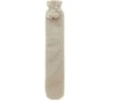AROMA HOME Faux Fur Long Hot Water Bottle - Cream thumbnail 1