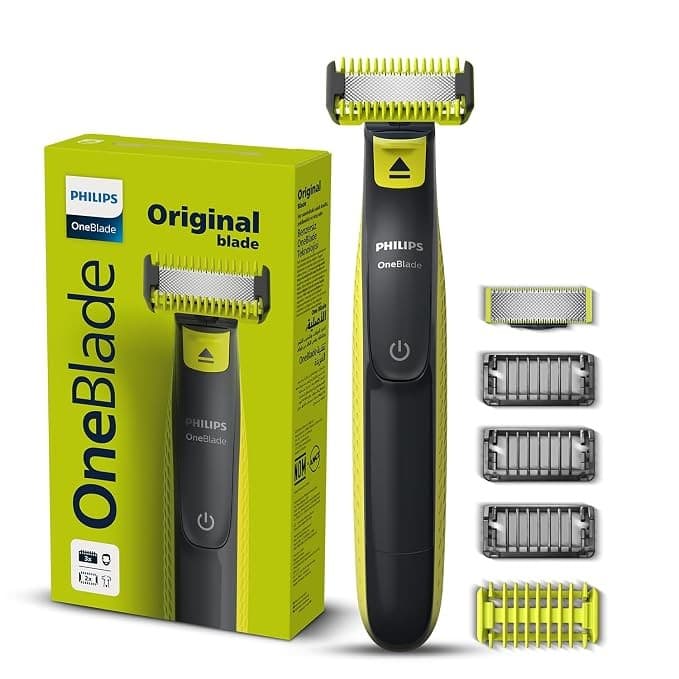 Philips OneBlade Turbo2X Face and Body Electric Trimmer and Shaver - Black