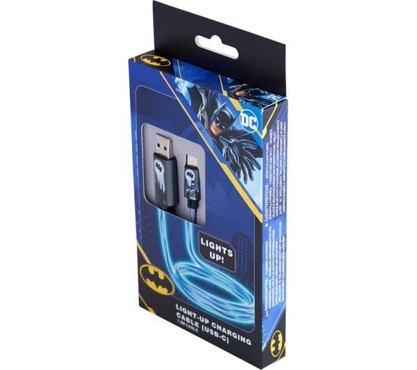 LAZERBUILT Batman Light-up USB Type-C to USB Cable - 1.2 m - Image 4