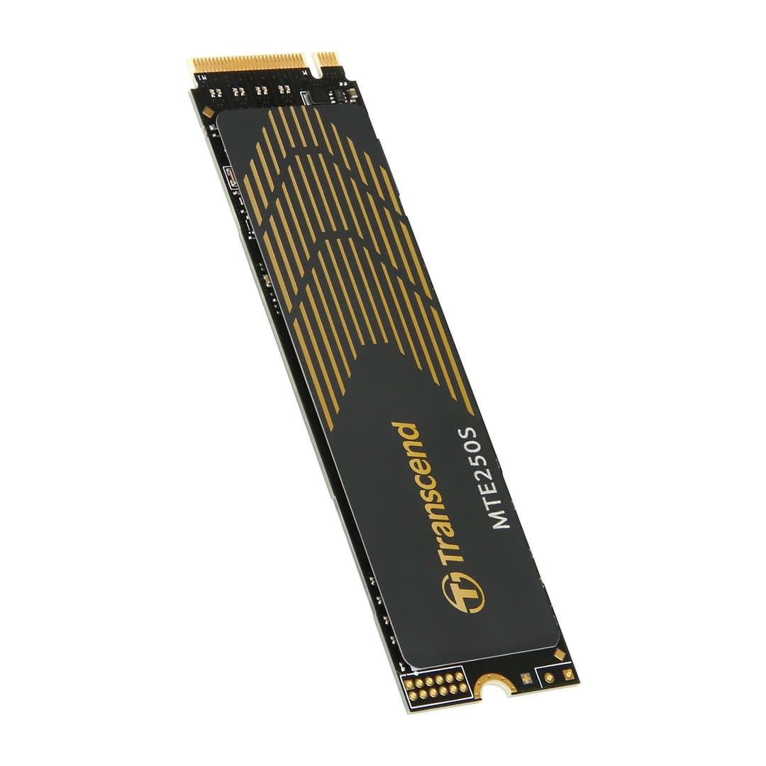 4TB Transcend MTE250S PCIe Gen 4 x4 M.2 2280 250S NVMe Internal SSD With DRAM Cache and Graphene Heatsink - Image 3