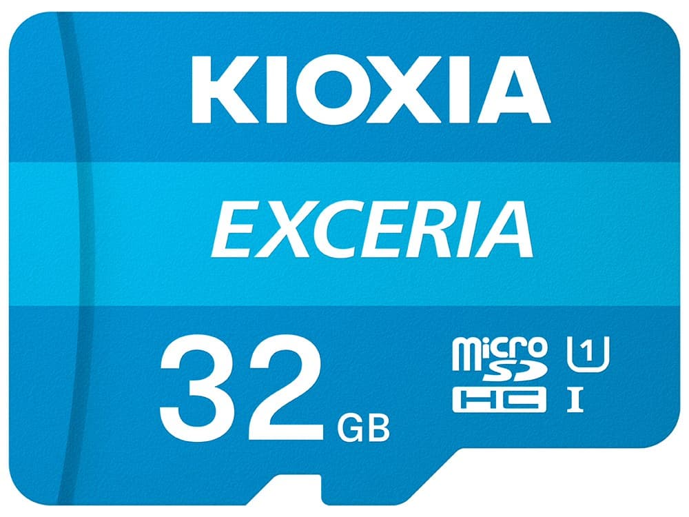 Kioxia Exceria microSD UHS-I U1 Class 10 Memory Card 100MB/s - 32GB