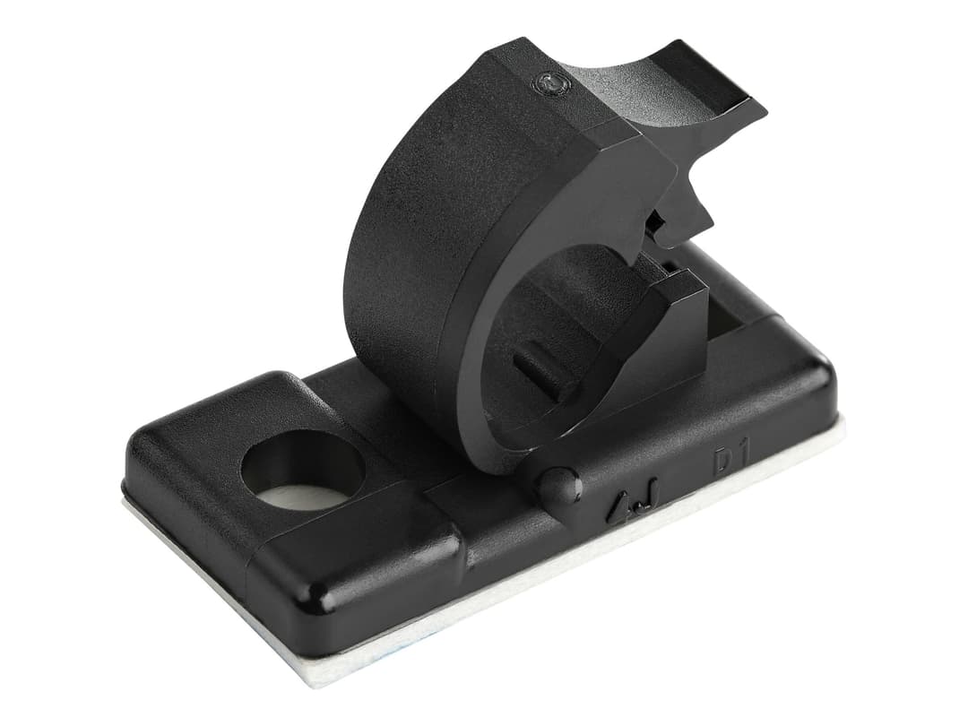 STARTECH CBMCC1 Cable Management Clips 100-Pack Black - Image 1