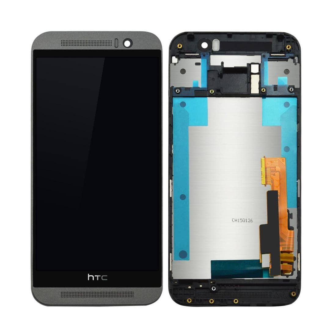 CoreParts HTC One M9 LCD Screen and Digitizer with Front Frame Assembly Black - Image 1