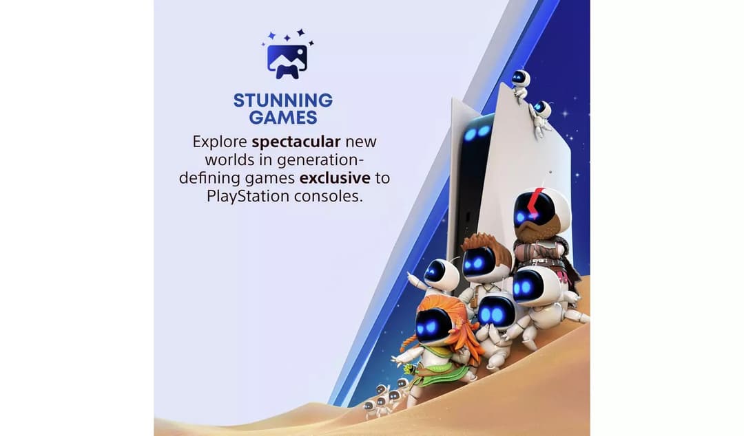 Sony PlayStation 5 Digital Edition 825GB Console Bundle with Two DualSense Wireless Controllers - White - Image 8