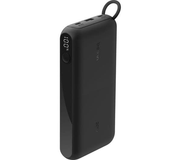 Belkin BoostCharge 20K 20W Power Bank with Digital Display - Black - Image 1
