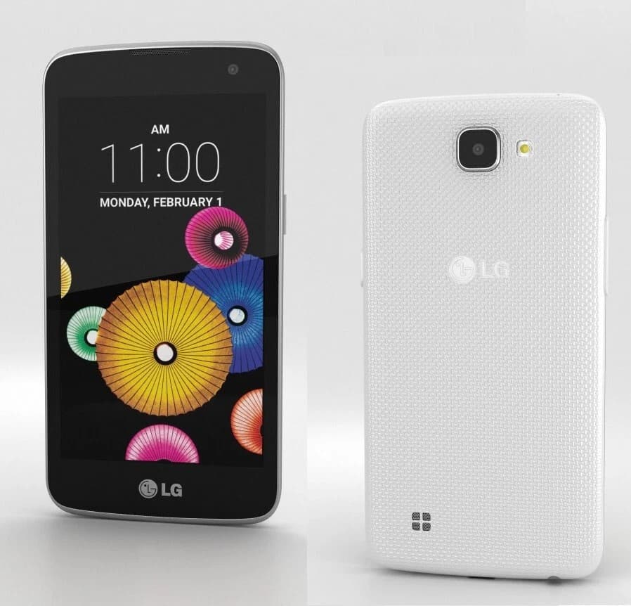 LG K4 Dummy Phone Prop White - Image 1