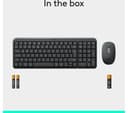Logitech MK250 Wireless Keyboard & Mouse Set Graphite thumbnail 2