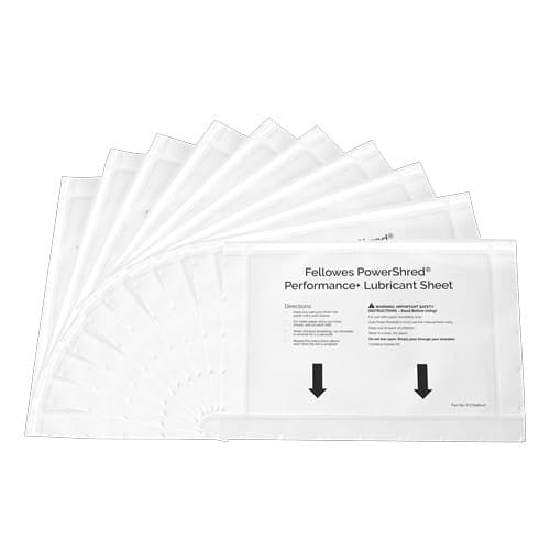 Fellowes 4025601 paper shredder accessory Lubricant sheets 10 pc(s) - Image 2