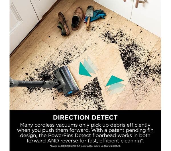Shark PowerDetect Cordless Pet Vacuum Cleaner IP1223UKTDB - Black - Image 4