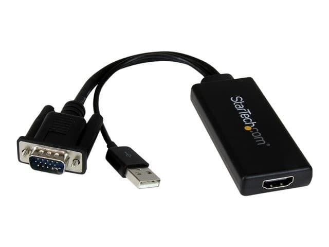 StarTech VGA2HDU VGA to HDMI Adapter Black - Image 2