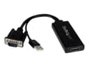 StarTech VGA2HDU VGA to HDMI Adapter Black thumbnail 2