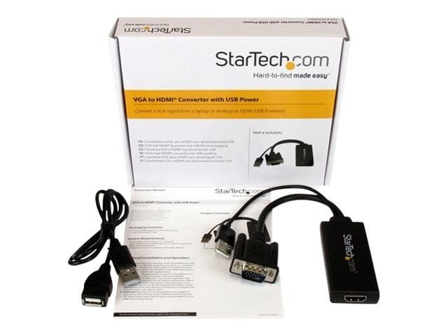 StarTech VGA2HDU VGA to HDMI Adapter Black - Image 5