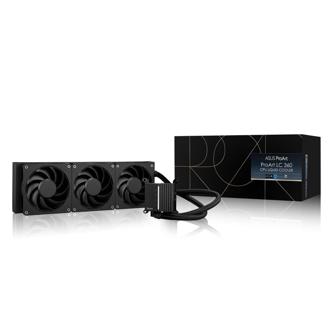 ASUS ProArt LC 360mm Intel/AMD AIO CPU Liquid Cooler - Black - Image 1