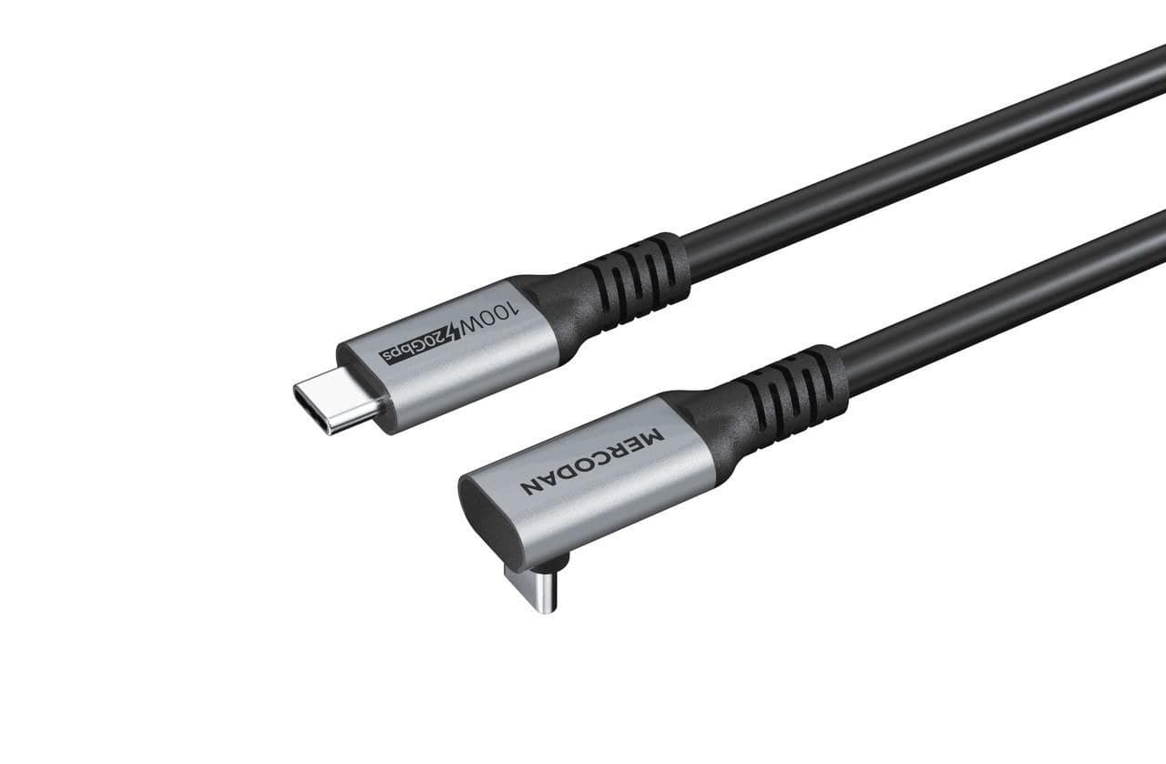 angled 90° USB-C cable 5.0m,