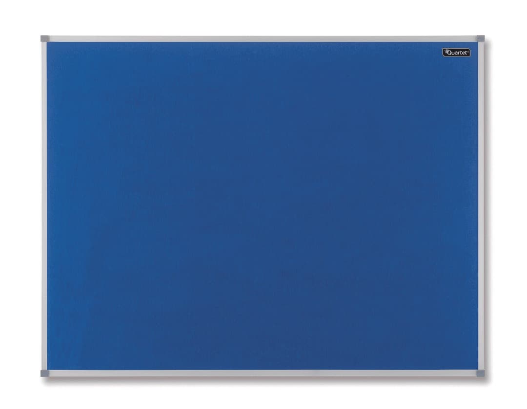 Nobo Basic Fixed bulletin board Blue Felt - Image 1