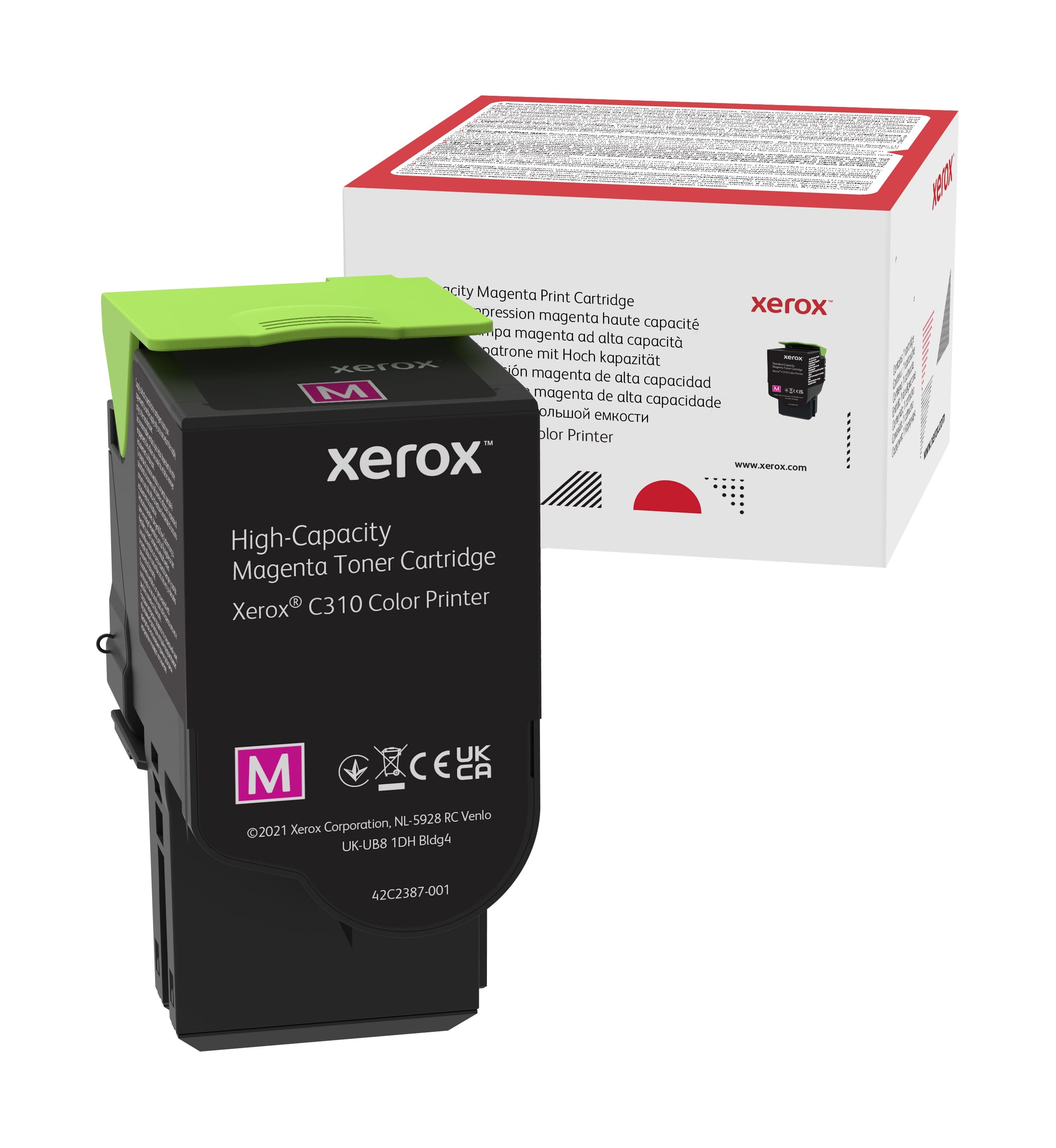 Xerox® Genuine C310 Color Printer/C315 Color Multifunction Printer Magenta High capacity Toner Cartridge (5500 Pages) - 006R04366