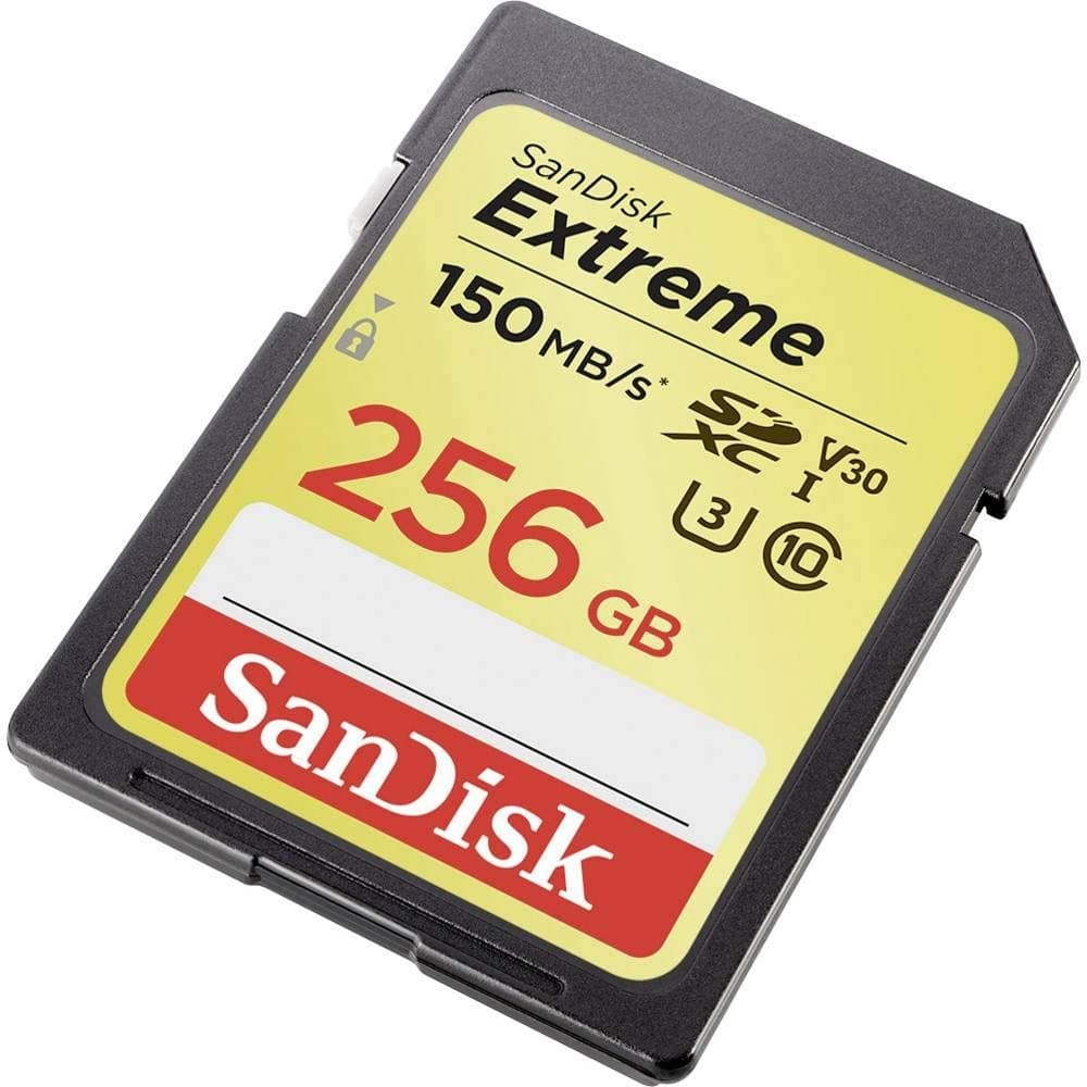 SanDisk Extreme 256GB SDXC Memory Card - Yellow - Image 2